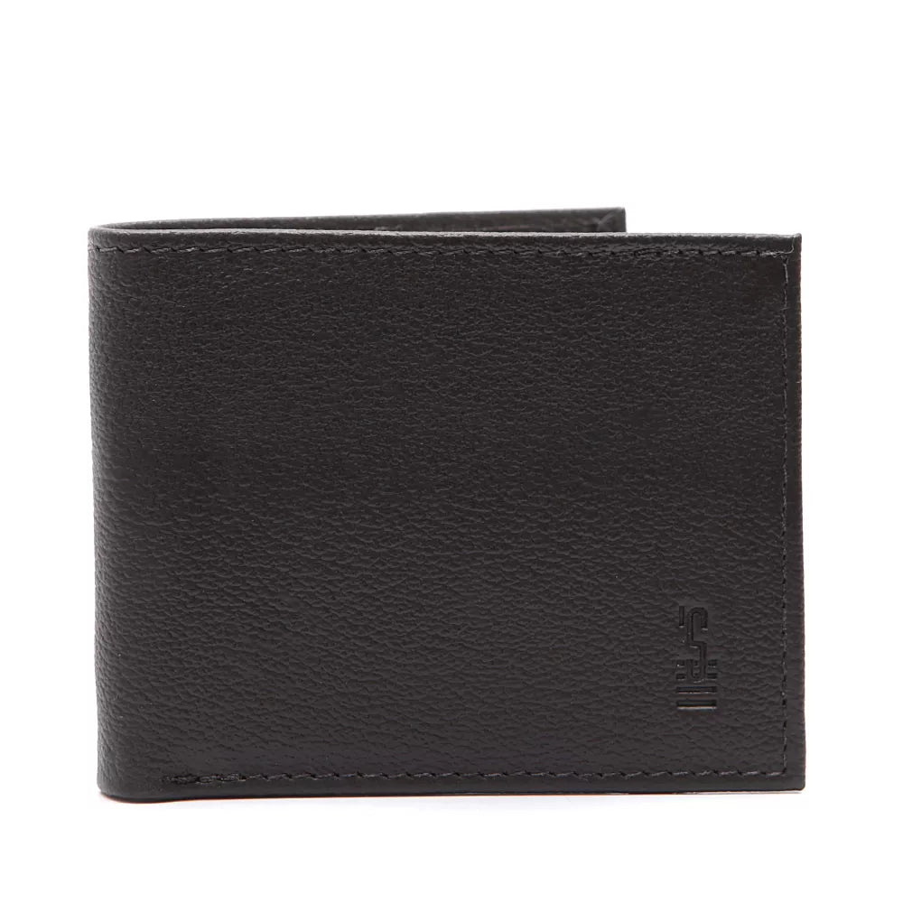 CARTEIRA MASCULINA EM COURO MARROM - NAPA/VENEZA