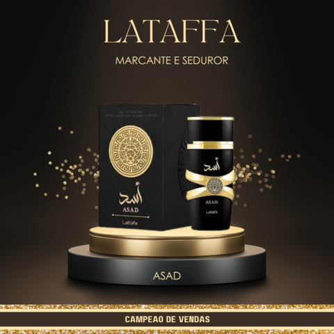 [KIT ÁRABE] Lattafa ASAD - Perfume Árabe (100ml) + Hidratante Asad (250ml)
